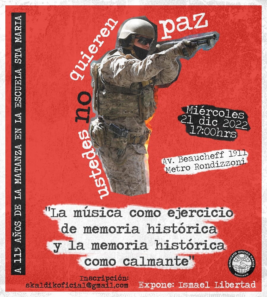 USTEDES NO QUIEREN PAZ